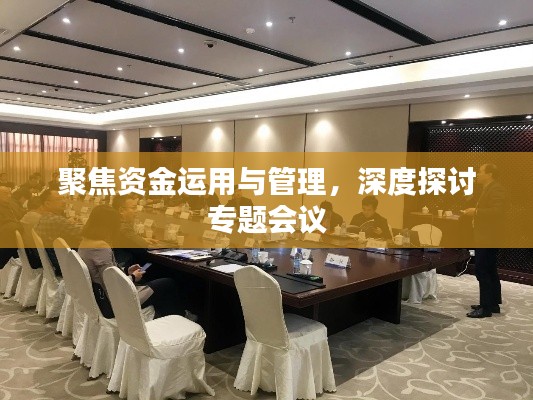 聚焦资金运用与管理,深度探讨专题会议
